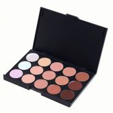 Paleta com 15 corretivos/ bases e iluminador